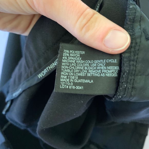 Worthington Modern Fit Flare Dress Pants 10 - Picture 4 of 6